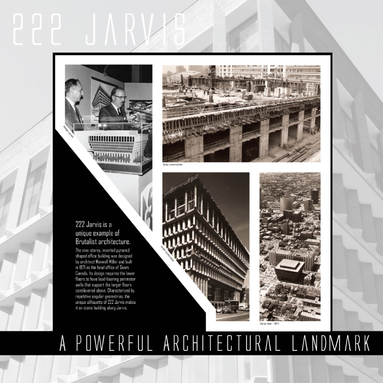 Poster for 222 Jarvis Historical Architectural Landmark