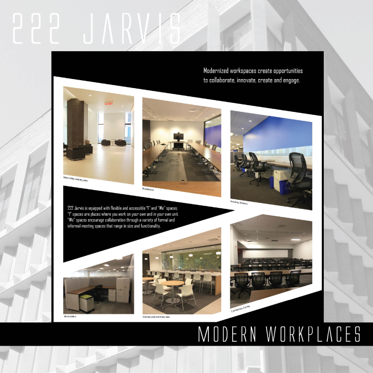 Poster for 222 Jarvis Modern Workplaces