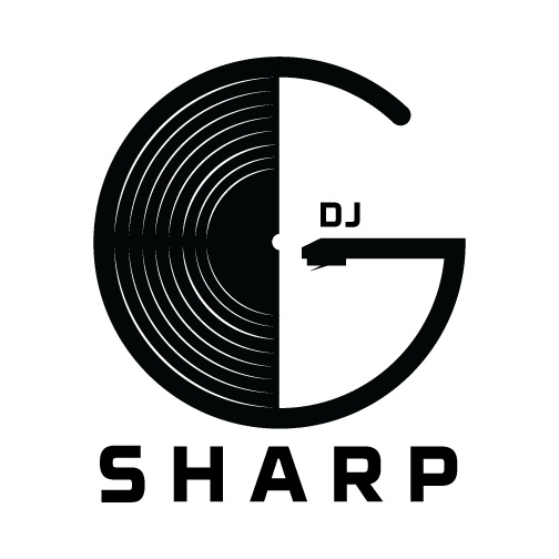 DJ G Sharp Logo in black